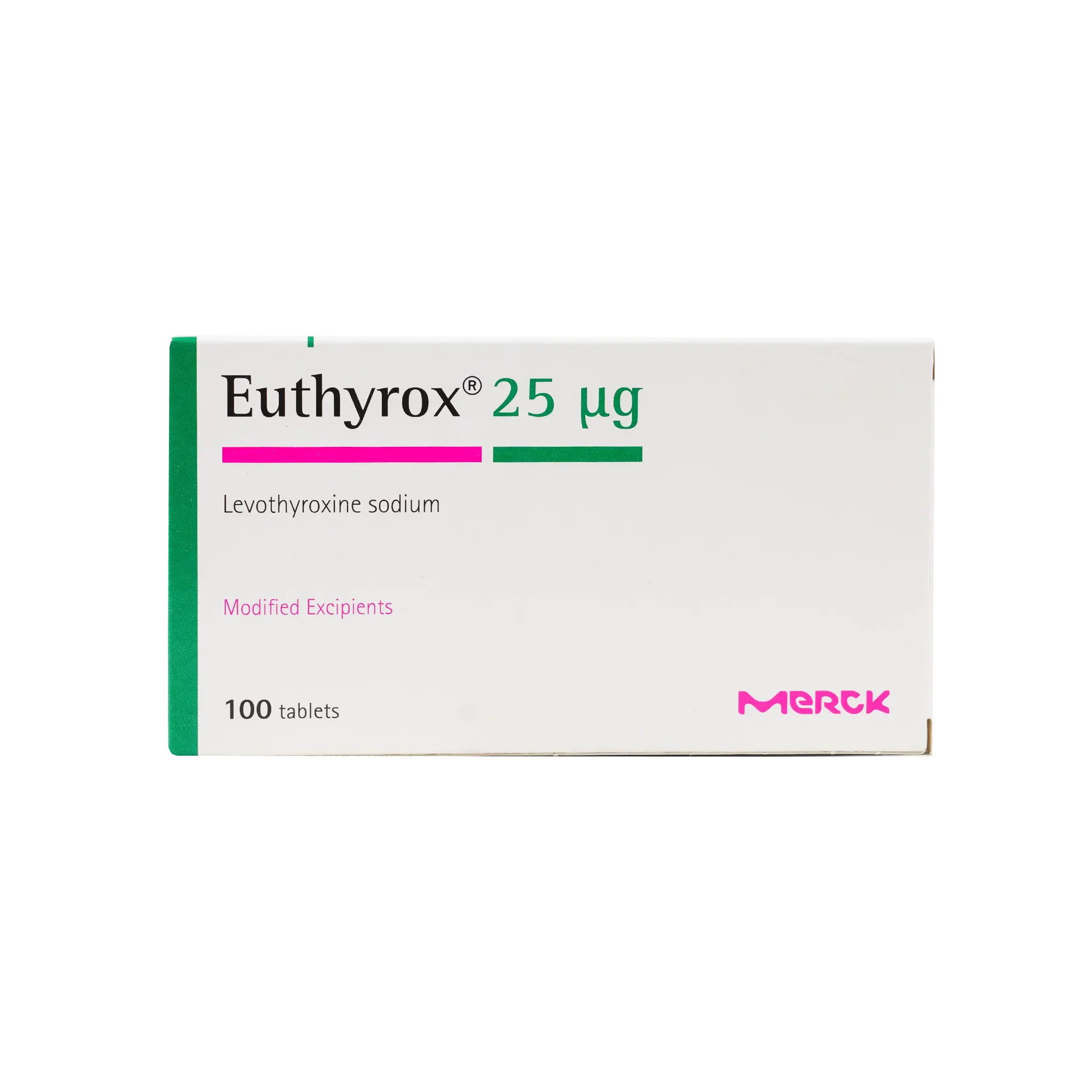 12216-EUTHYROX25MCG100TAB