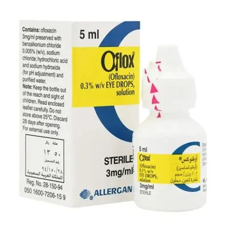 OFLOX 0.3 % EYE DROPS 5 ML