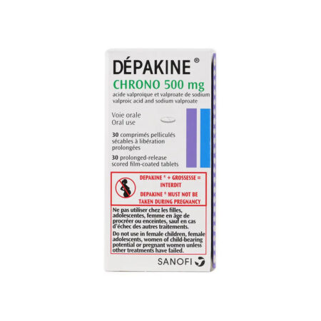 DEPAKINE CHRONO 500 MG 30 TAB