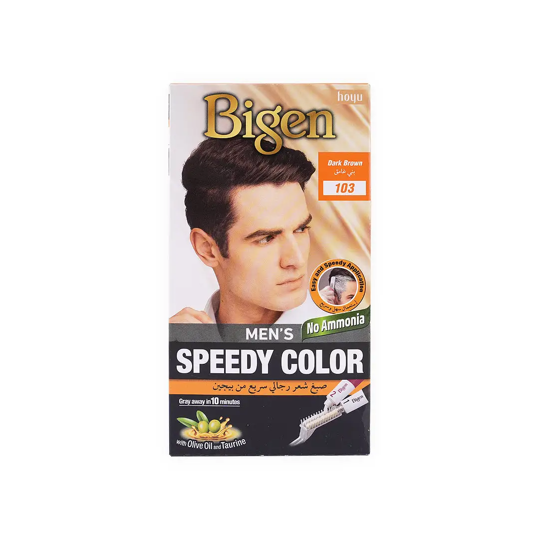 23541-BigenMensSpeedyHairColorNo.103DarkBrownFrontSide