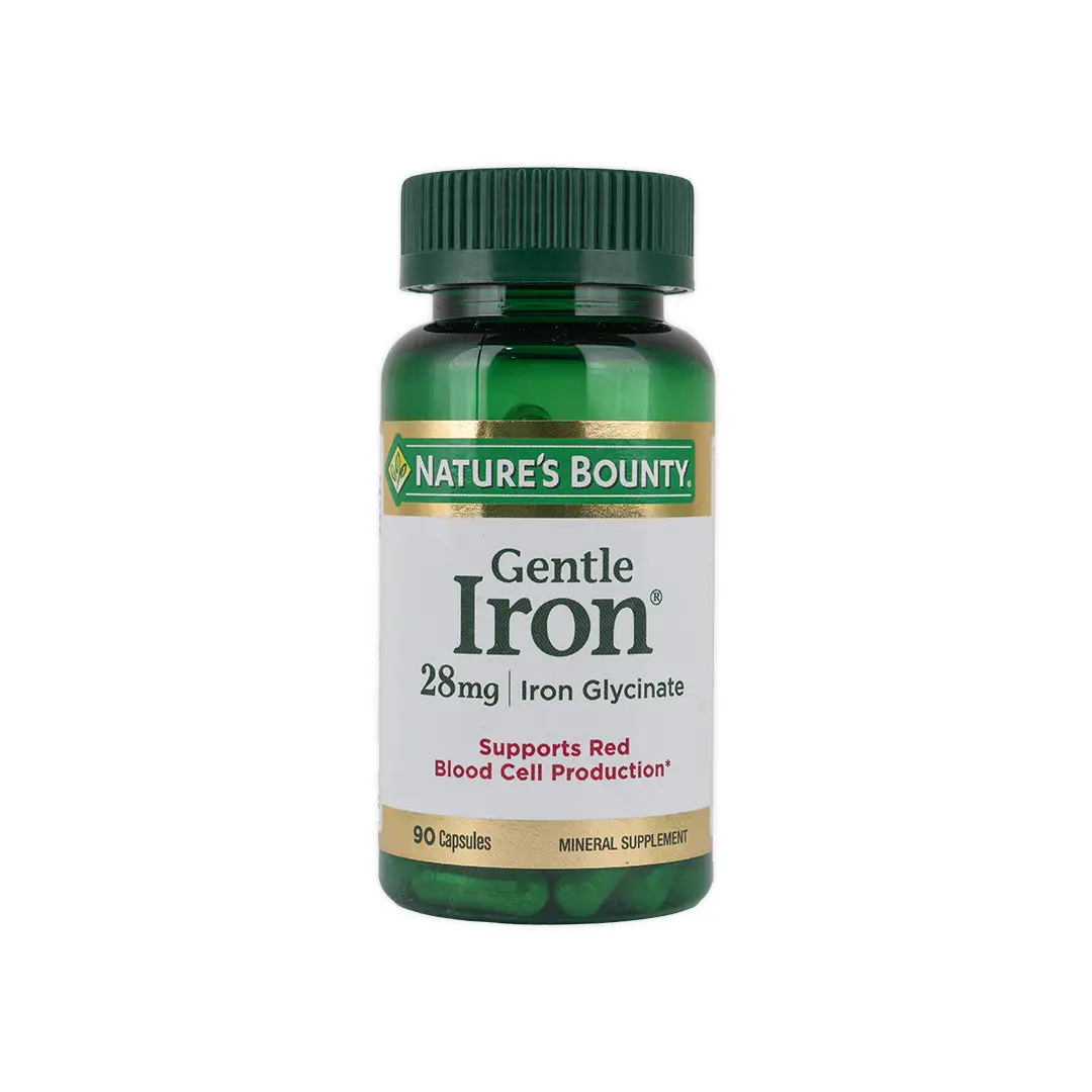 35035-NATURES_BOUNTY_GENTLE_IRON_28MG_90CAP_Front_Side_20d2cb85-144e-454d-ba97-b182dff62a0e