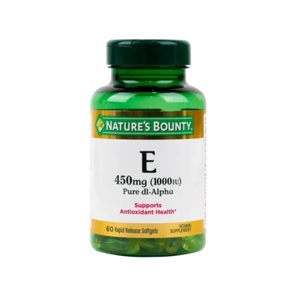 NATURES BOUNTY VITAMIN E 450MG (1000IU) 60CAP