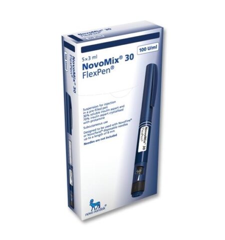 NOVOMIX 30 FLEXPEN 100IU/A ML 3 ML 5 PEN