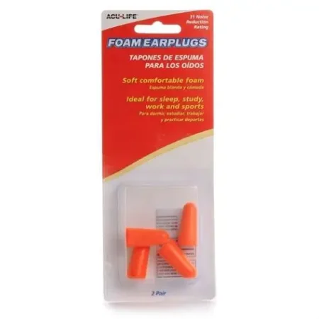 ACU-LIFE FOAM EAR PLUGS 2 PAIR 400583