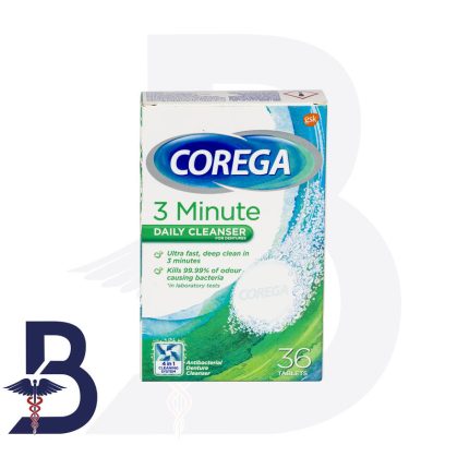 COREGA DAILY CLEANSER FOR DENTURES 36 TAB
