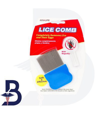 ANTI LICE COMB (RED)