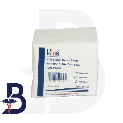 HMS NON-STERILE GAUZE SWAB (10 X 10 CM) 100 PCS