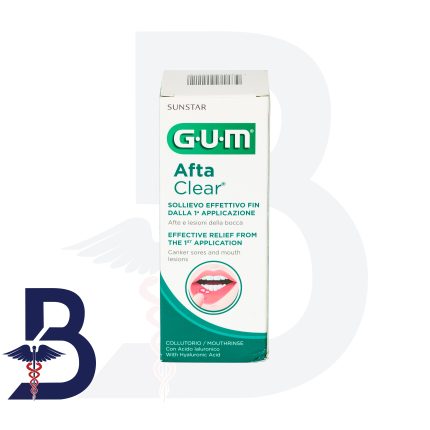 G.U.M AFTA CLEAR RINSE 120ML (2410)