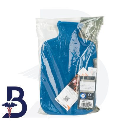 HOT WATER BAG FLEEECE COVER SAPPHIRE M-6530/54
