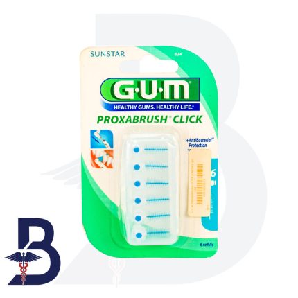 G.U.M PROXABRUSH CLICK 6 REFILS NO-624