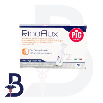 PIC RINOFLUX SALINE 2 ML X 20 AMP