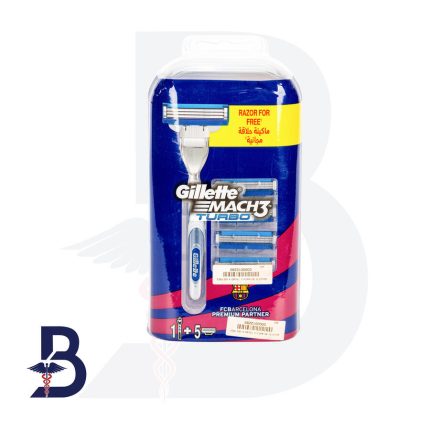 GILLETTE BD MACH 3 TRUBO 4 +RZ FREE 4477-5098