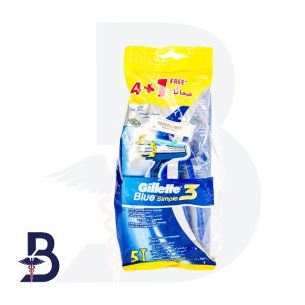 GILLETTE BLUE SIMPLE 3 4CT BAG 367