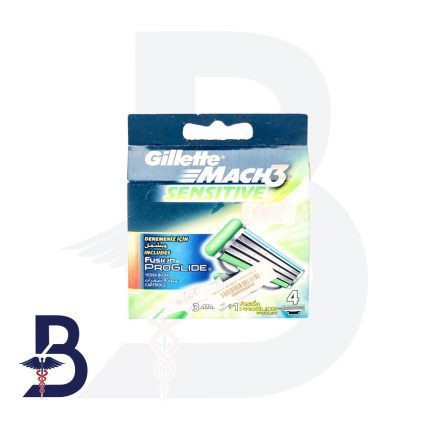 GILLETTE BD MACH 3 SENSITIVE 4