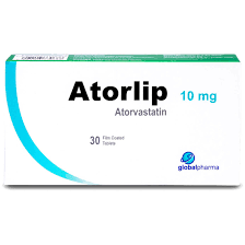 ATORLIP 10 MG FC 30 TABLETS