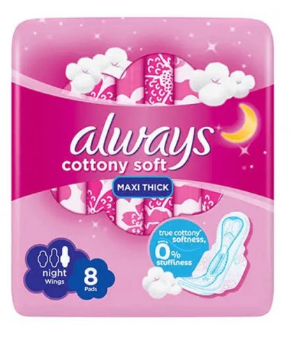 ALWAYS COTTONY SOFT MAXI THICK  8 PADS