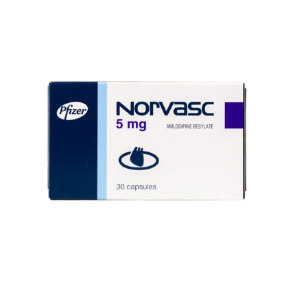 NORVASC 5MG 30 CAPSULES