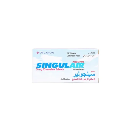 SINGULAIR 5 MG CHEWB 28 TAB