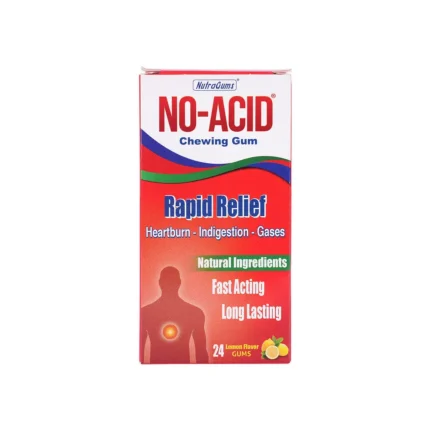 NO-ACID CHEWING GUMS 24PCS