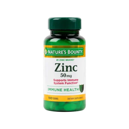 NATURES BOUNTY ZINC 50MG 100 CAPLETS