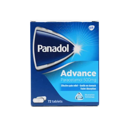 PANADOL 500 MG 72 TAB
