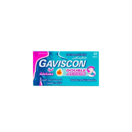 GAVISCON DOUBLE ACTION CHEWABLE 32 TABS
