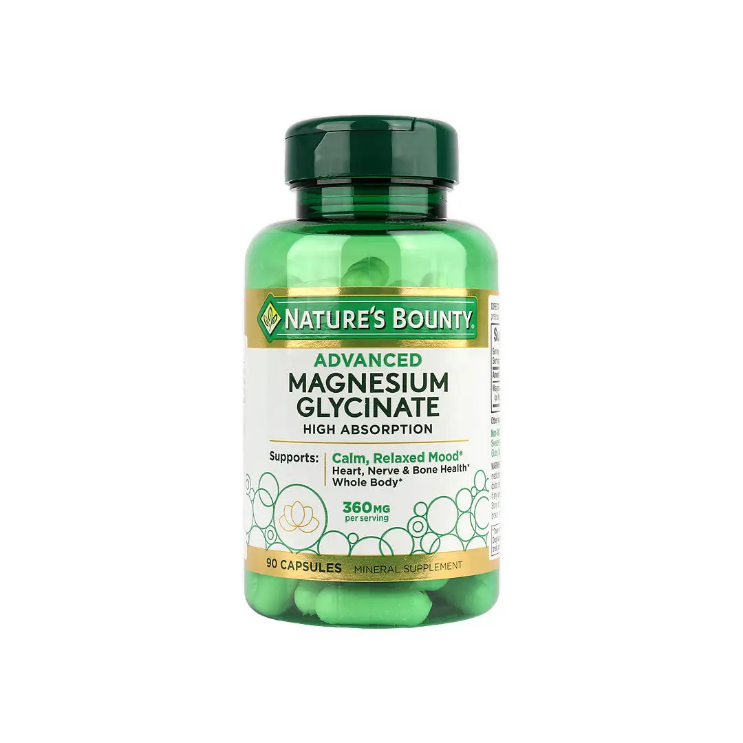 56689-NaturesBountyAdvancedMagnesiumGlycinate360Mg90Capsinside1