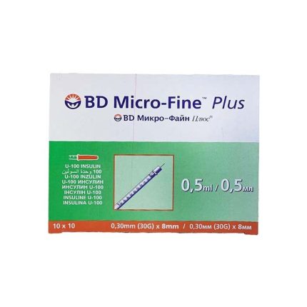 BD INSULIN SYRINGE 30G 0.5ML [1X10X100]