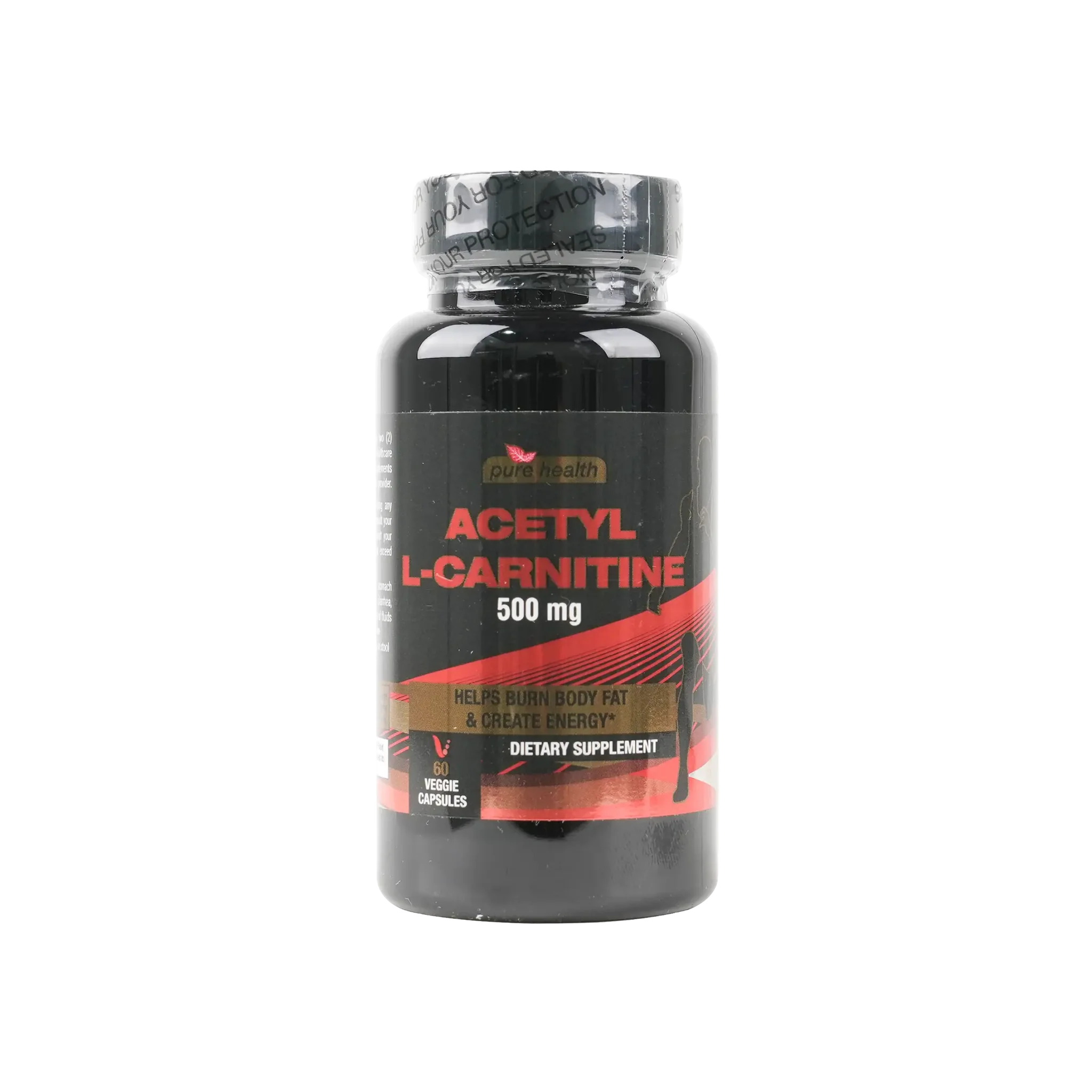 25604-PUREHEALTHACETYLL-CARNITINE500MG60VEGGIECAP