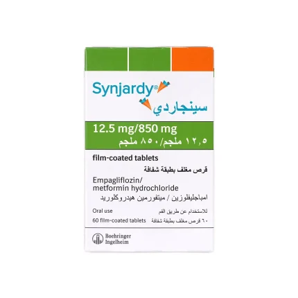 SYNJARDY 12.5 MG/850MG 60 TAB