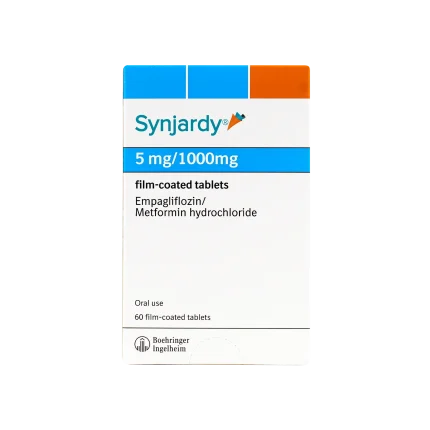 SYNJARDY 5MG/1000MG 60 TAB
