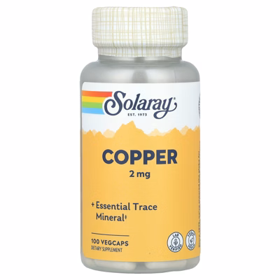 SOLARAY COPPER 2MG 100CAP